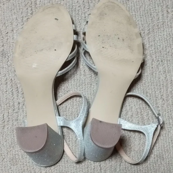 BADGLEY MISCHKA, Wedding, Holidays, glitter, block heel, special occasio… - Picture 3 of 6